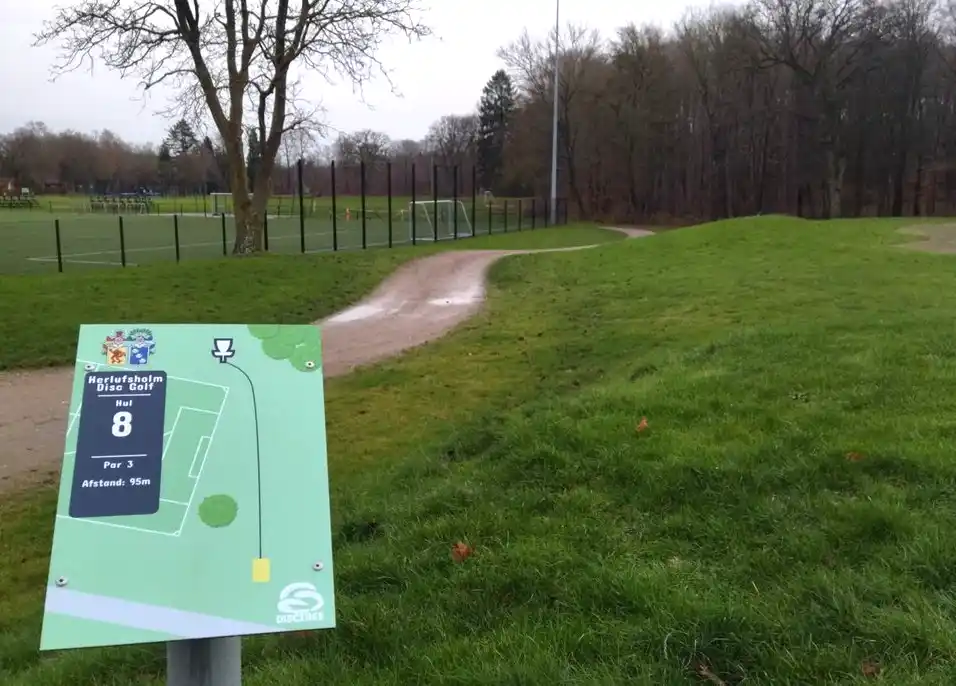 Discgolfbane ved Herlufsholm Kostskole i Næstved